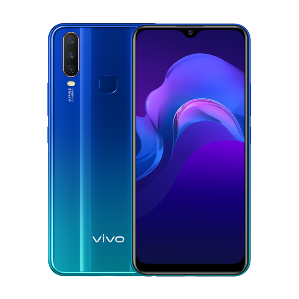 Vivo Y15 (Aqua Blue, 4GB RAM, 64GB Storage)